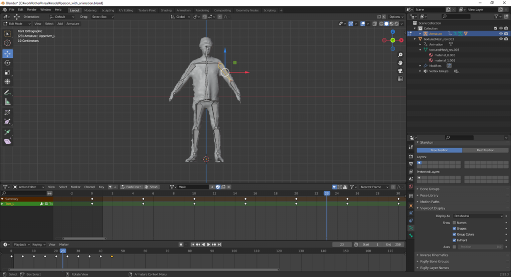 3dcgソフト Blender とフォトグラメトリを使って3dモデルを動かしてみた 3dcgソフト Blender とフォトグラメトリを使って3dモデルを動かしてみた