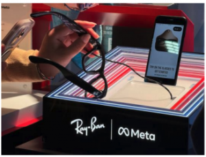 アパレルブランドレイバンとMetaの共同開発製品のMetaスマートグラス