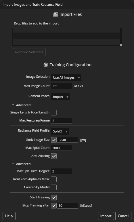 postshot Training Configuration