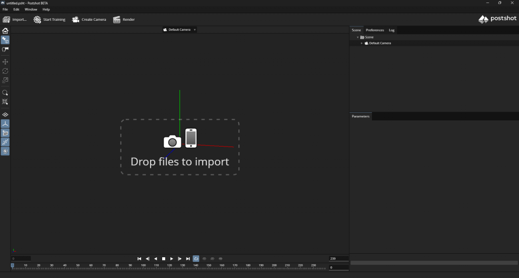 postshot データインポート