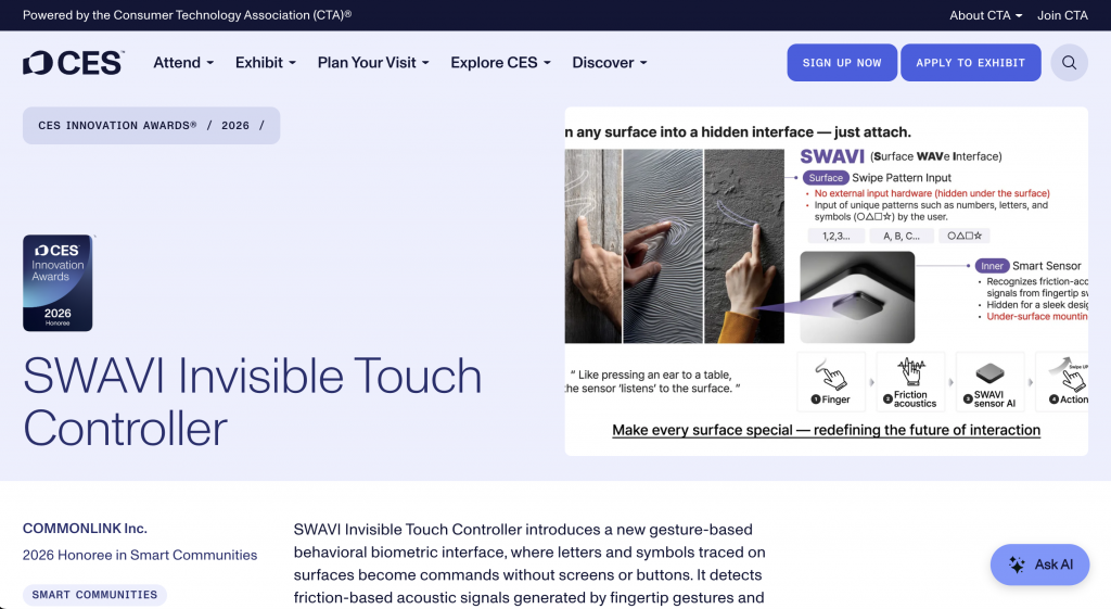 SWAVI Invisible Touch Controller
